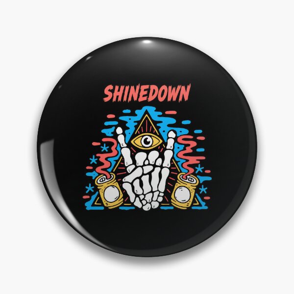 Item preview, SHINEDOWN Rock Skeleton Eye Cans -1 designed and sold by ChevalierIzyy.