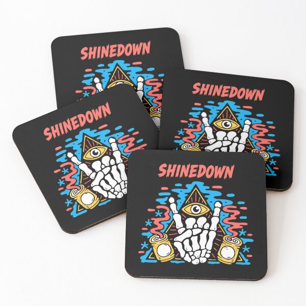 Item preview, SHINEDOWN Rock Skeleton Eye Cans -1 designed and sold by ChevalierIzyy.