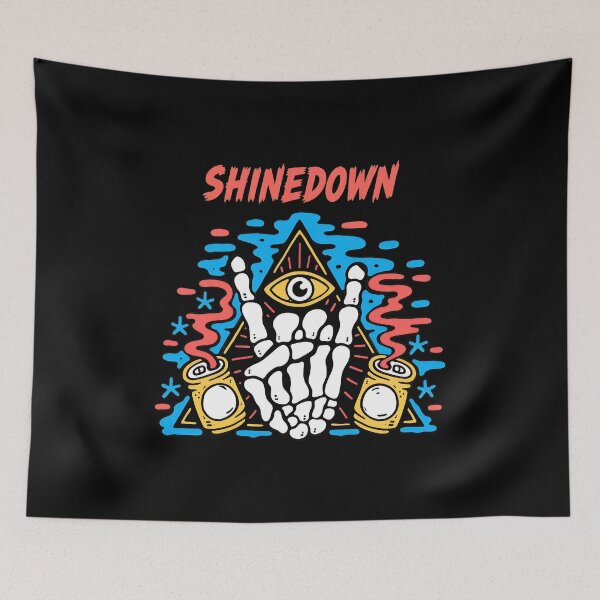 Item preview, SHINEDOWN Rock Skeleton Eye Cans -1 designed and sold by ChevalierIzyy.