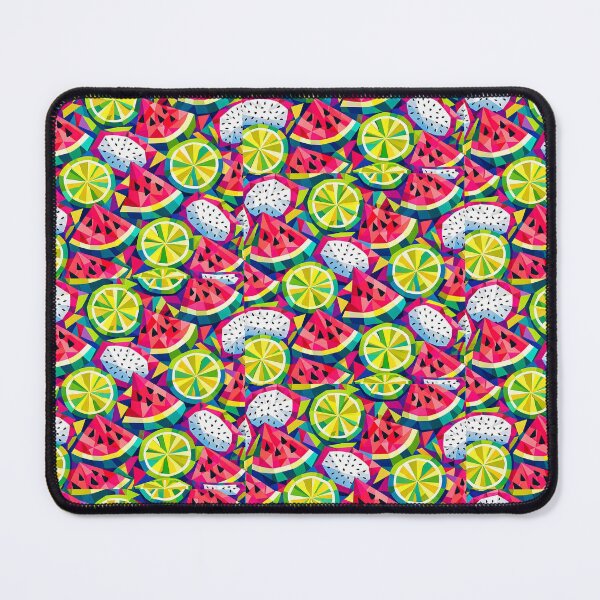 Item preview, Vibrant Tropical Fruit Salad Summer Pattern designed and sold by Ink-verse-.