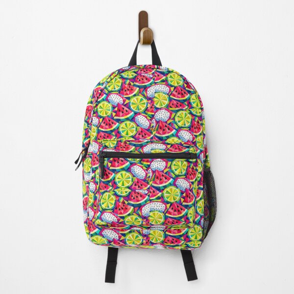 Item preview, Vibrant Tropical Fruit Salad Summer Pattern designed and sold by Ink-verse-.