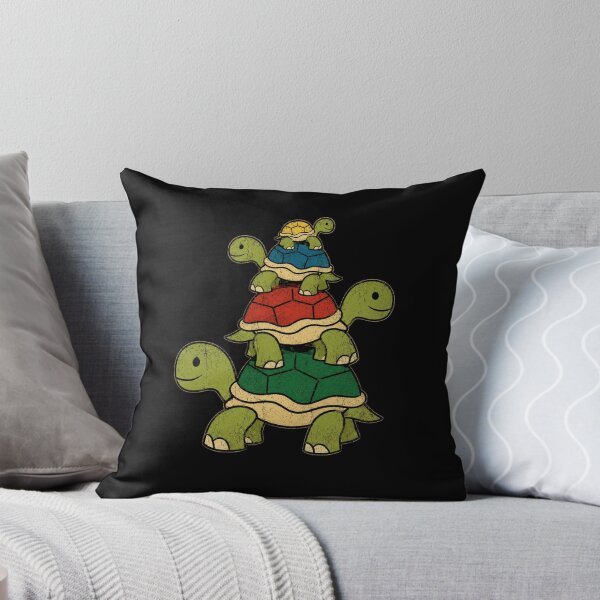 Item preview, Retro Turtle Stack Vintage Funny Reptile Family designed and sold by Moizento.