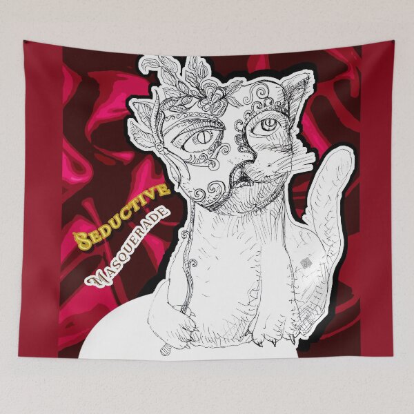 Item preview, Cat's Masquerade - Seductive (drawing by ACCI)  designed and sold by VanyssaGraphics.