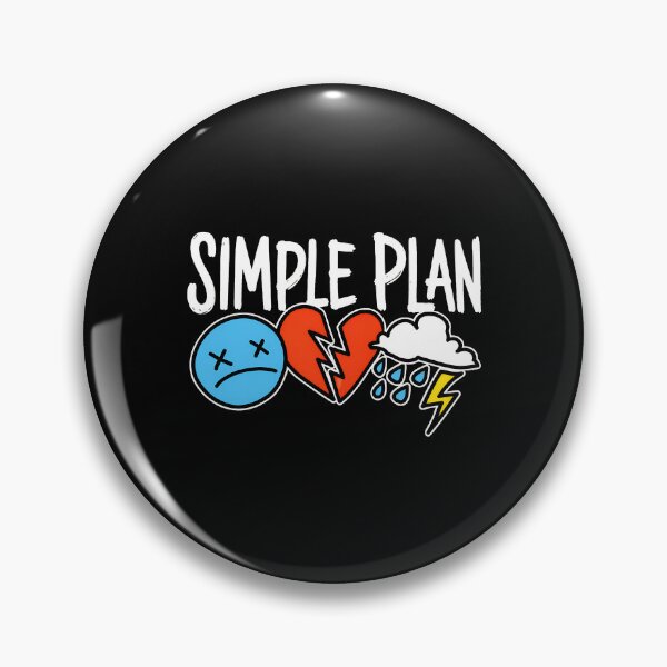 Item preview, Simple Plan Band Sad Face Broken Heart Stormy Cloud-83 designed and sold by ChevalierIzyy.