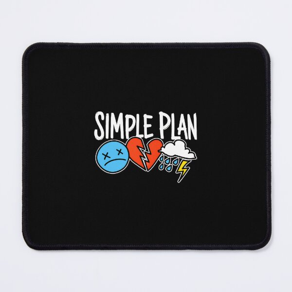 Item preview, Simple Plan Band Sad Face Broken Heart Stormy Cloud-83 designed and sold by ChevalierIzyy.