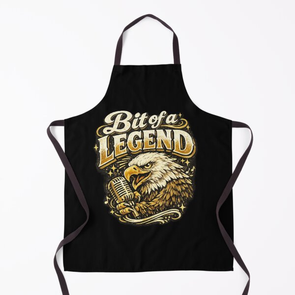 Item preview, Bit Of A Legend Comedy Eagle Vintage Typography Design designed and sold by Aymanejed.