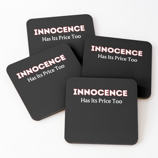 Item preview, Innocence Has Its Price Too  Dark Philosophical Quote designed and sold by Creative-Sanc.