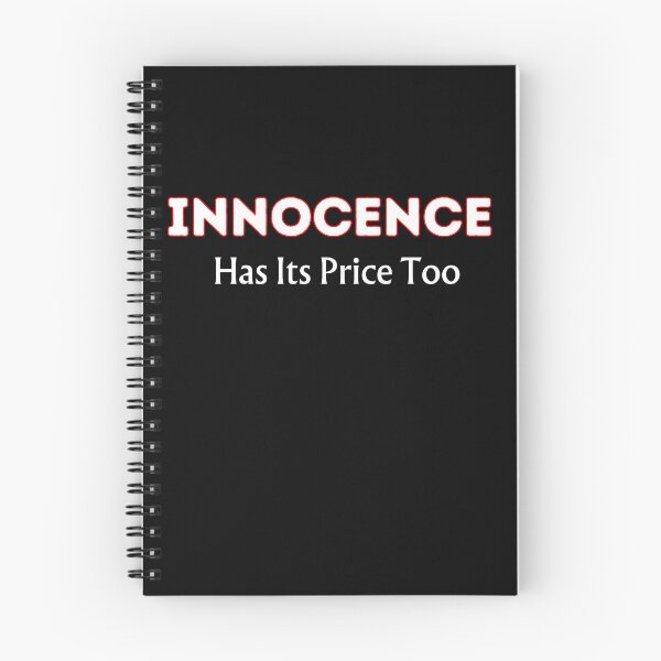 Item preview, Innocence Has Its Price Too  Dark Philosophical Quote designed and sold by Creative-Sanc.