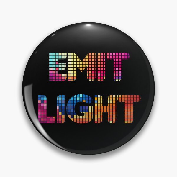 Item preview, Colorful Mosaic Pixel Emit Light designed and sold by Emit Eminence.