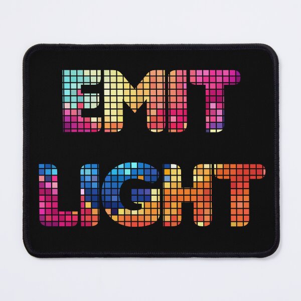 Item preview, Colorful Mosaic Pixel Emit Light designed and sold by Emit Eminence.