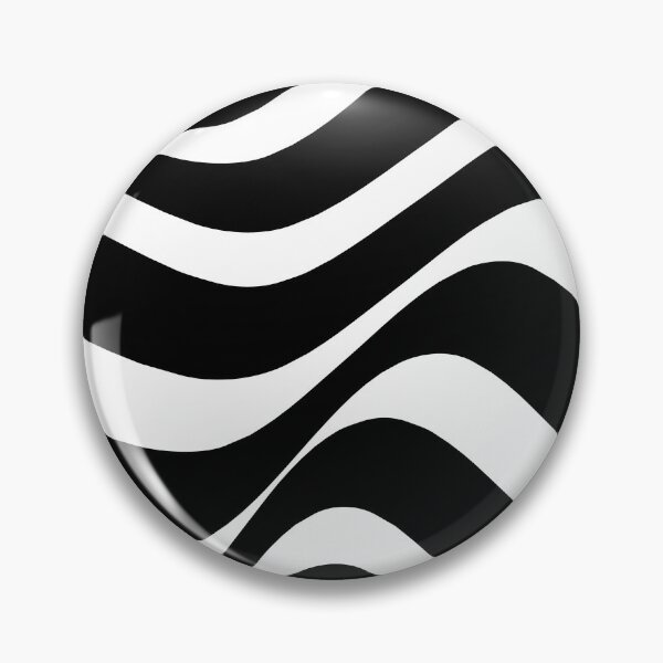 Item preview, Black and White Wave Pattern designed and sold by GRFORA.