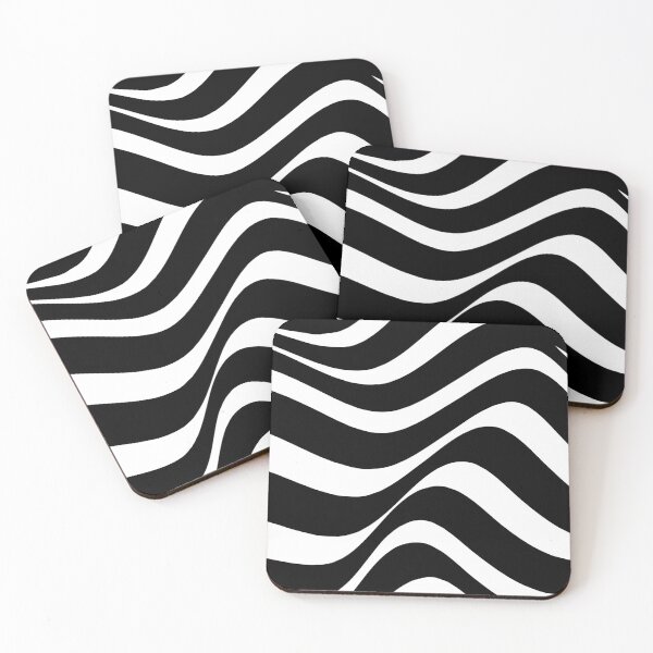 Item preview, Black and White Wave Pattern designed and sold by GRFORA.