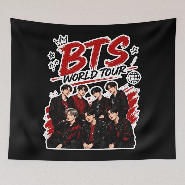Item preview, bts World Tour 2026 designed and sold by DreadFlockArt.