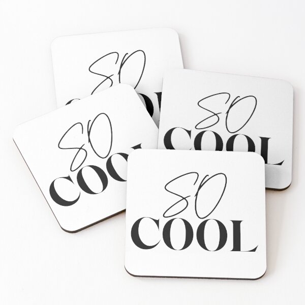 Item preview, So Cool — Minimal Text designed and sold by NNhu.