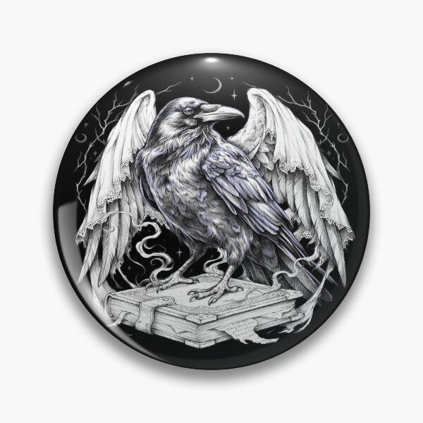 Item preview, Gothic Raven Book – Mystical Lace Wing Design designed and sold by Midnight Veil Designs.