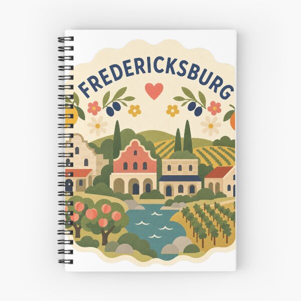 Item preview, Fredericksburg USA Travel Souvenir Modern Folk Art designed and sold by VisualArtsOasis.