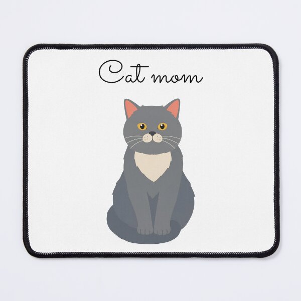Item preview, cat mom grey cat designed and sold by my-trendy-shop.