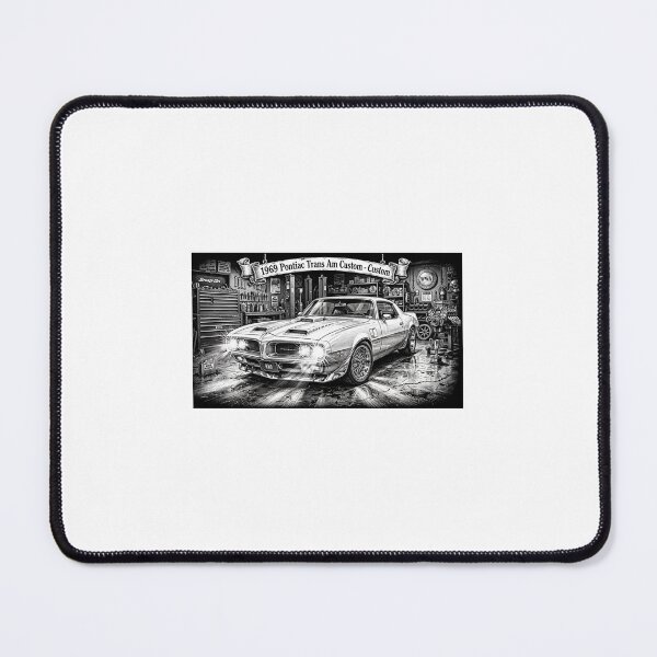 Item preview, 1969 Pontiac GTO The Judge Custom - Retro Drive-In Muscle Car Art designed and sold by WeirdWheeledArt.