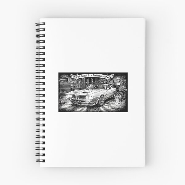 Item preview, 1969 Pontiac GTO The Judge Custom - Retro Drive-In Muscle Car Art designed and sold by WeirdWheeledArt.