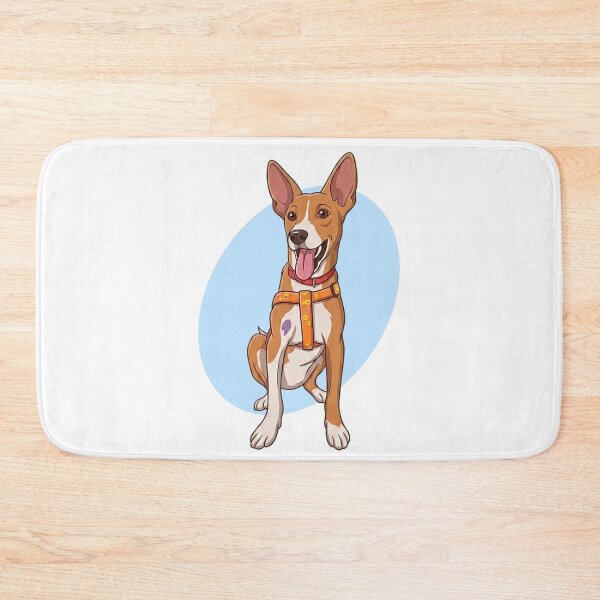 Item preview, cute dog in the blue bubble background designed and sold by Up Urban Fashion.