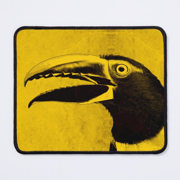Item preview, Yellow Aracari Toucan With Open Serrated Bill designed and sold by Ghoul Enterprises.