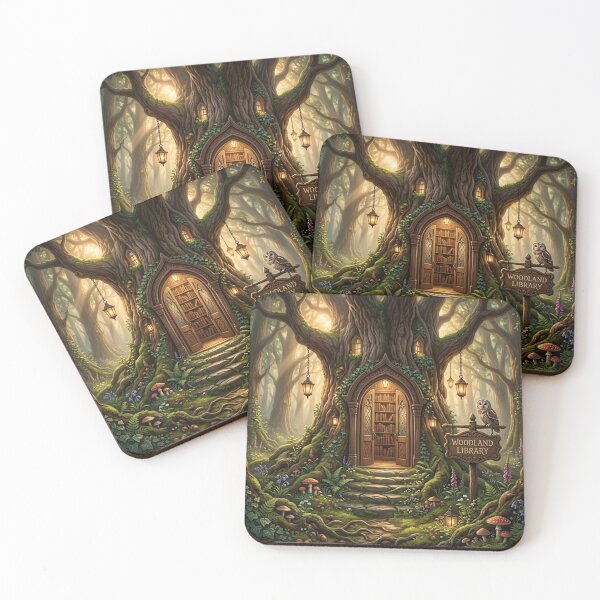 Item preview, The Enchanted Woodland Library designed and sold by Nexyra_Labs Art Studios.