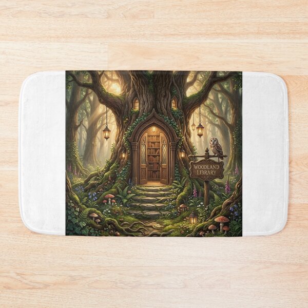 Item preview, The Enchanted Woodland Library designed and sold by Nexyra_Labs Art Studios.