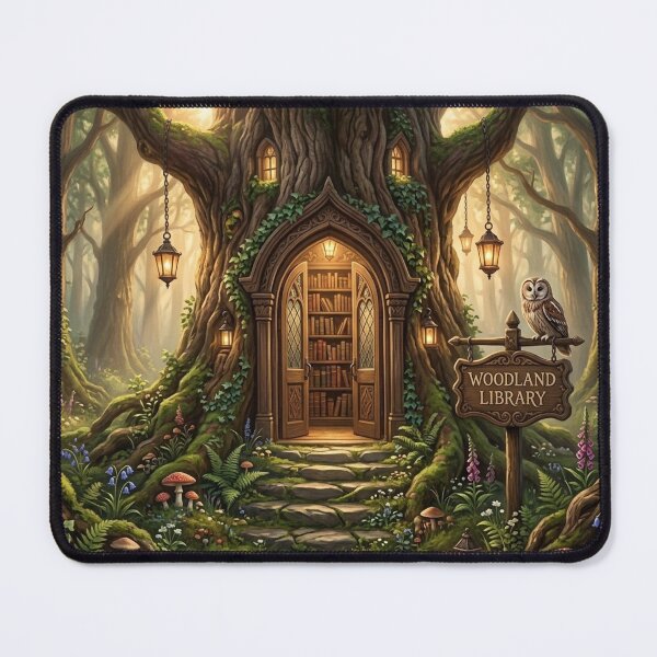 Item preview, The Enchanted Woodland Library designed and sold by Nexyra_Labs Art Studios.