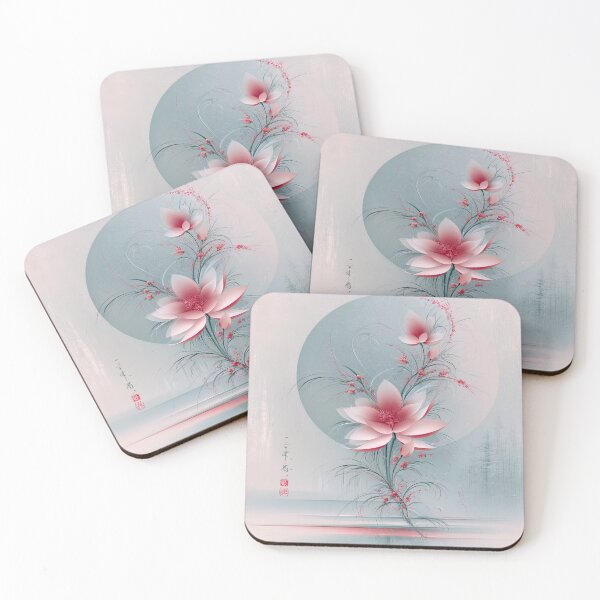 Item preview, Lotus Bloom under Moonlit Haze designed and sold by bloorose.