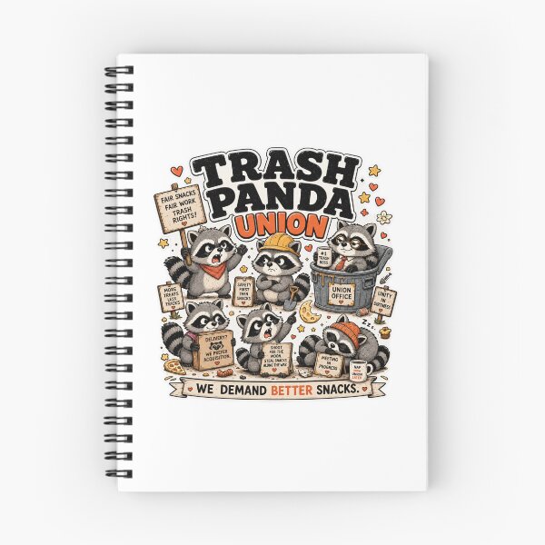 Item preview, Trash Panda Union | We Demand Better Snacks | Funny Raccoon Humor designed and sold by MrDev.