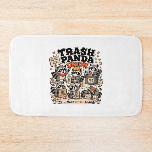 Item preview, Trash Panda Union | We Demand Better Snacks | Funny Raccoon Humor designed and sold by MrDev.