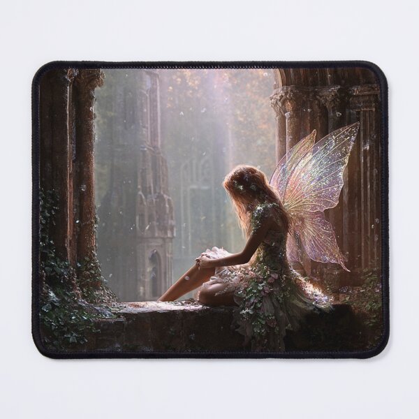 Item preview, Fairy Resting in Ancient Castle Ruins designed and sold by Storybook Botanica.