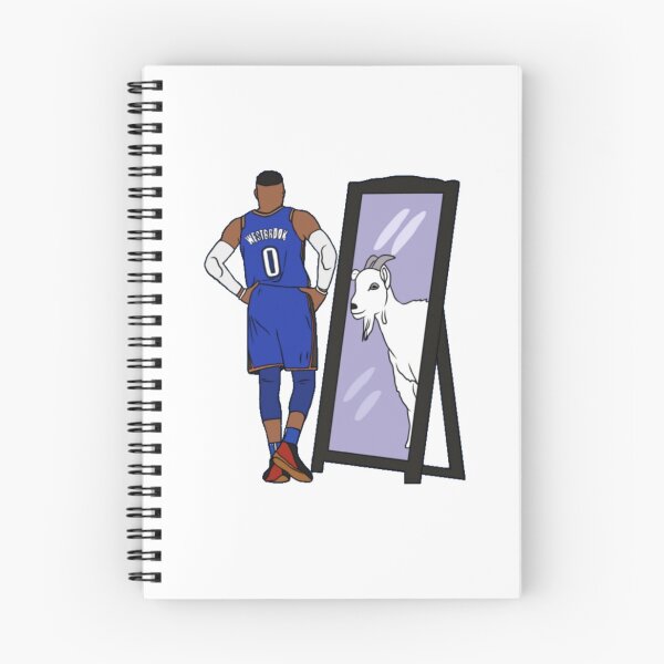 Item preview, Russell Westbrook Mirror GOAT Oklahoma City designed and sold by cortezbarronvv.