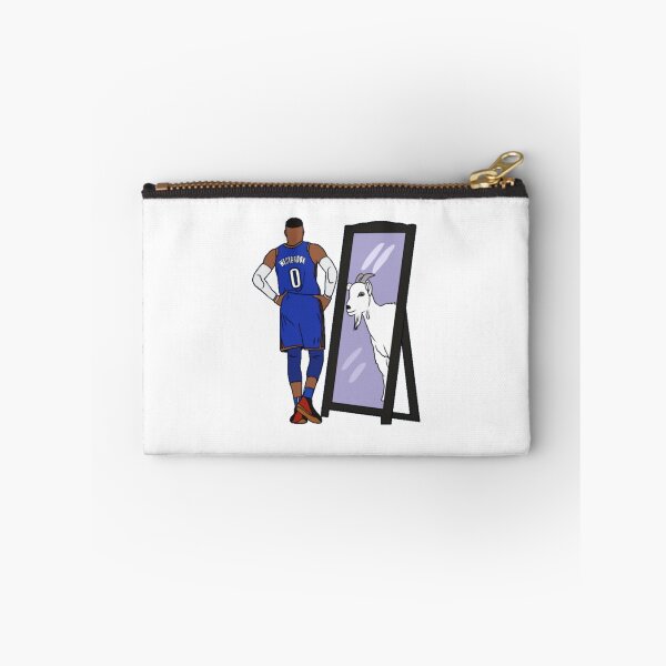 Item preview, Russell Westbrook Mirror GOAT Oklahoma City designed and sold by cortezbarronvv.