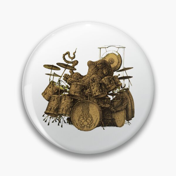 Item preview, Octopus Playing Drums Vintage Drummer Illustration designed and sold by Catsi-Nook-Art.