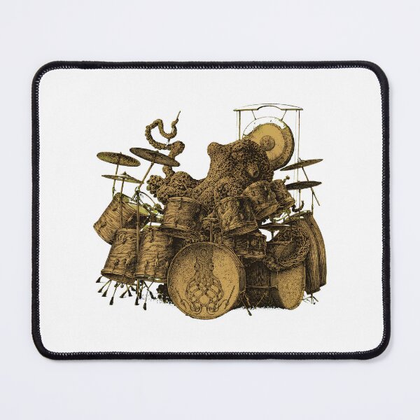 Item preview, Octopus Playing Drums Vintage Drummer Illustration designed and sold by Catsi-Nook-Art.