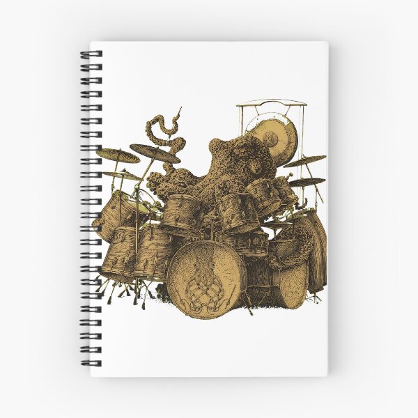 Item preview, Octopus Playing Drums Vintage Drummer Illustration designed and sold by Catsi-Nook-Art.