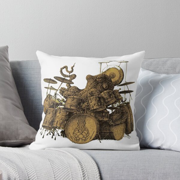 Item preview, Octopus Playing Drums Vintage Drummer Illustration designed and sold by Catsi-Nook-Art.
