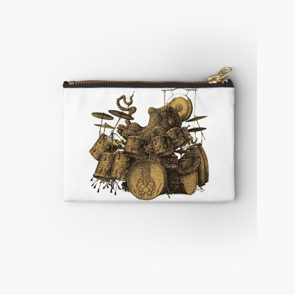 Item preview, Octopus Playing Drums Vintage Drummer Illustration designed and sold by Catsi-Nook-Art.