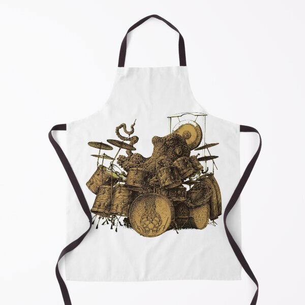 Item preview, Octopus Playing Drums Vintage Drummer Illustration designed and sold by Catsi-Nook-Art.