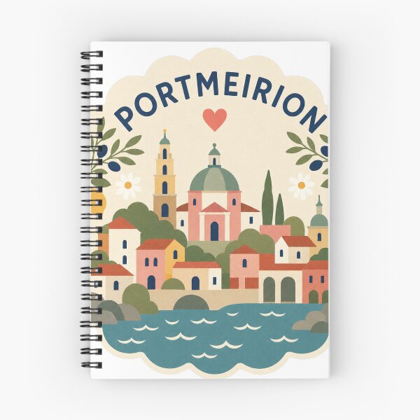 Item preview, Portmeirion Wales Travel Souvenir Modern Folk Art designed and sold by VisualArtsOasis.