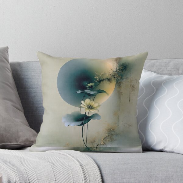 Item preview, Celestial Lotus in Gold and Slate designed and sold by bloorose.