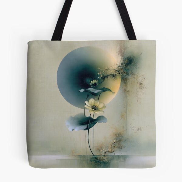 Item preview, Celestial Lotus in Gold and Slate designed and sold by bloorose.
