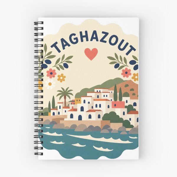 Item preview, Taghazout Morocco Travel Souvenir Modern Folk Art designed and sold by VisualArtsOasis.