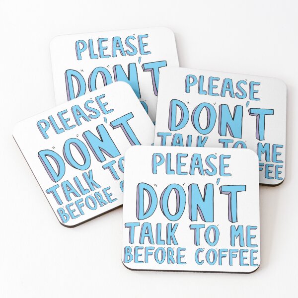 Item preview, Please Don’t Talk To Me Before Coffee designed and sold by awesome-loob.