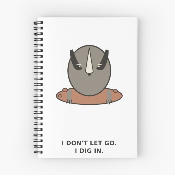 Item preview,  "I Don't Let Go, I Dig In" Funny Badger designed and sold by Kiinaaa.