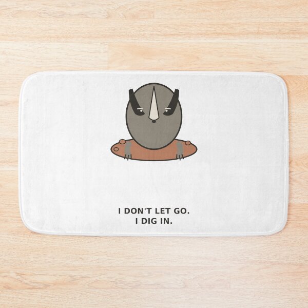 Item preview,  "I Don't Let Go, I Dig In" Funny Badger designed and sold by Kiinaaa.