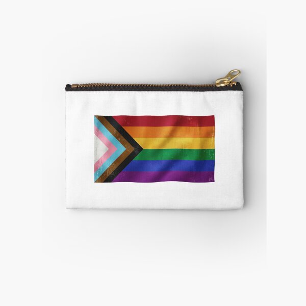 Item preview, Progress Pride Flag Vintage Distressed LGBTQ Rainbow Flag designed and sold by  MV MERCH-ZONE.