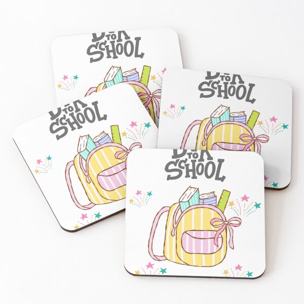 Item preview, Back to School Watercolor Backpack Design - Cute School Supplies Art designed and sold by trendplusco.