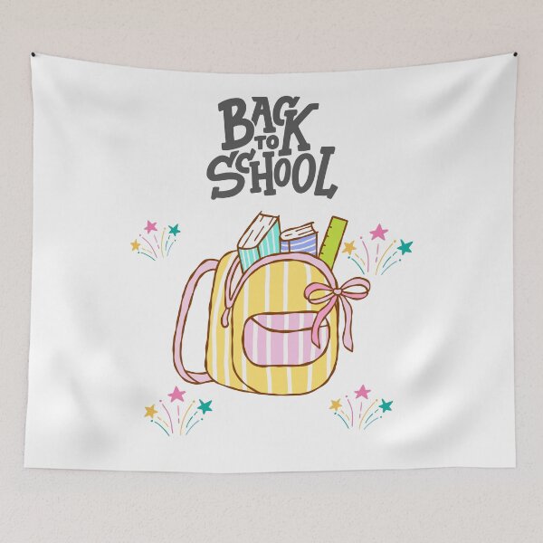 Item preview, Back to School Watercolor Backpack Design - Cute School Supplies Art designed and sold by trendplusco.